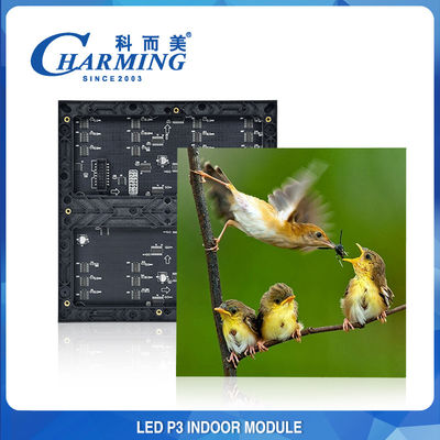 Wyświetlanie w zakresie 120° Wewnętrzne moduły wideo LED P3 Wysoka częstotliwość odświeżania 3840 Hz Lekki