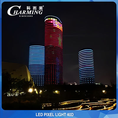 SMD3535 Kolorowe oświetlenie punktowe LED 40D Zewnętrzna dekoracja ścienna budynku