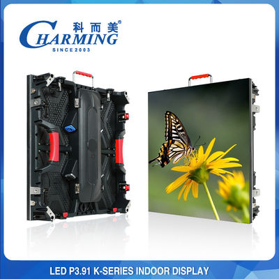Wewnętrzny wyświetlacz ścienny LED P3.91 AC 110V / 220V 50 / 60HZ Stały ekran