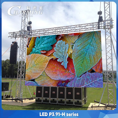 500x500mm Duży wypożyczalny ekran ekranu LED zewnętrzny P3.91 wodoodporny Led Video Wall