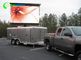 P5 Mobile Truck LED Display , Video Cabinet Mobile LED Advertising Vehicle 1920hz