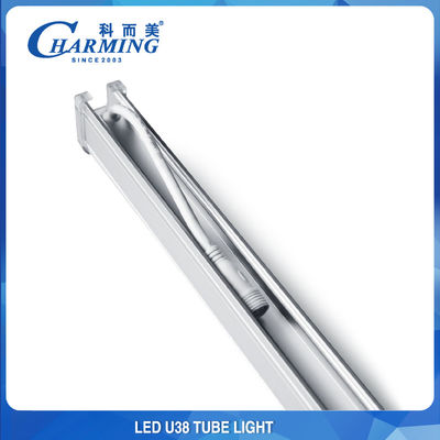 U38 Zewnętrzne światło LED Tube Niewidzialne okablowanie Aluminiowa stopa światła LED Tube