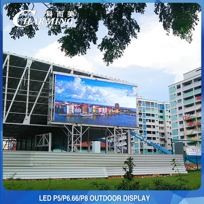 Zewnętrzny IP65 LED Video Wall Display 5MM Pixel Pitch 3840Hz