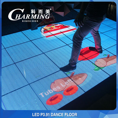 Antiwear IP53 Dance Floor Podziemny ekran LED Szkło hartowane