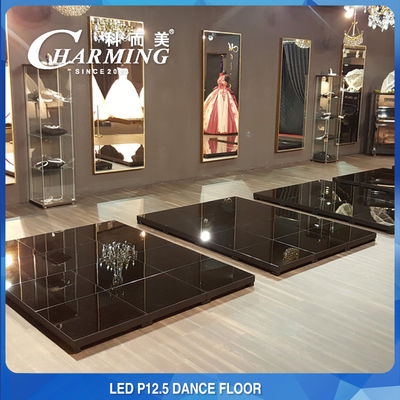 Temper GlassVideo LED Dance Floor Wypożyczalnia P12.5 Materiał żelazny