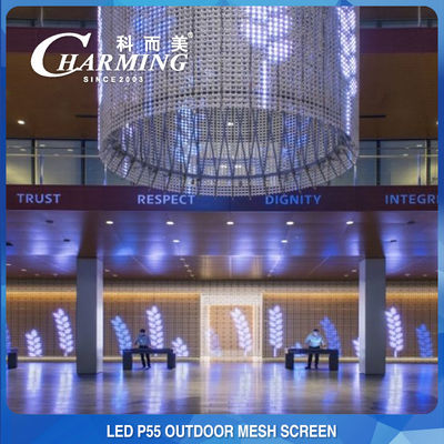 150 W P55 Elastyczny ekran z siatki LED Wodoodporny Uniwersalny 324 Dot / M2