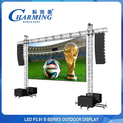 Ekran LED do wypożyczania na zewnątrz w pełnym kolorze 500 * 500 mm SMD2020 P3.91