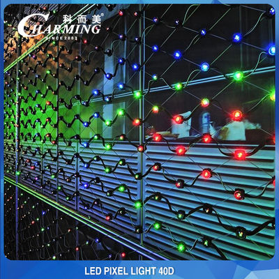 Wieloscenowe oświetlenie elewacji budynku LED Pixel 40mm SMD3535 Praktyczne