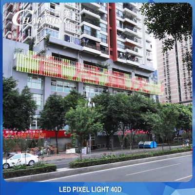 IP68 Wodoodporne oświetlenie elewacji domu, DC24V Full Color Pixel LED