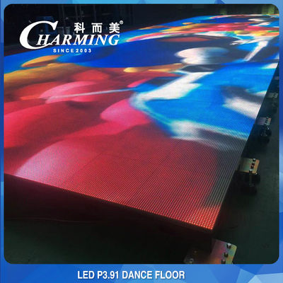 P3.91 Indukcyjny LED Video Floor Dance Floor RGB HD IP65 Wysoka trwałość BIS CE
