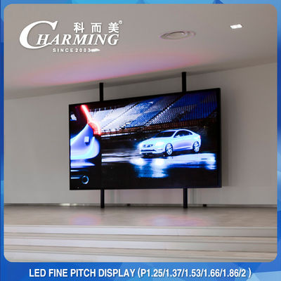 Ekran LED do sali konferencyjnej IP42 do montażu na ścianie, Pixel Pith 1,86 MM LED Wall HD