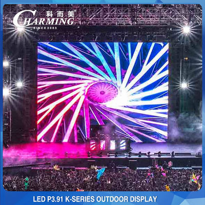 Zewnętrzna scena LED ściana P3.91 Wynajem Led Display 4K wysoka jasność