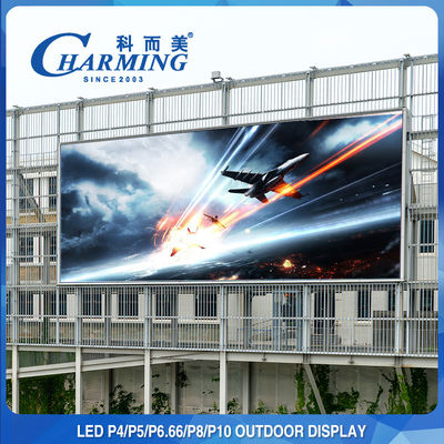 Wodoodporny zewnętrzny wyświetlacz LED z magnezem, reklamowy ekran ścienny LED P5 P8