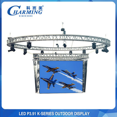 Wyświetlacz ścienny LED P3.91, wypożyczalnia ekranów scenicznych 500 x 1000 mm 4K High Refresh