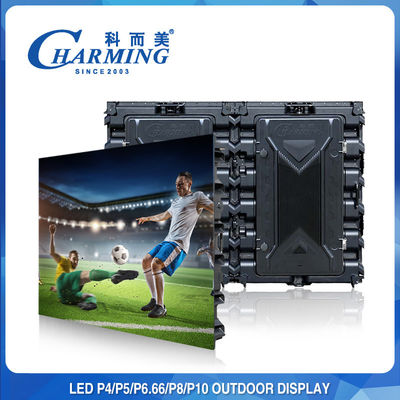 Aluminiowy panel P5 Zewnętrzny gigantyczny wyświetlacz LED 640x960mm Wysoka jasność