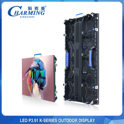 Front Maintenance Outdoor Rental P3.91 500x500mm LED Video Wall Display 3840Hz