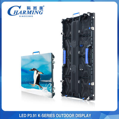 Front Maintenance Outdoor Rental P3.91 500x500mm LED Video Wall Display 3840Hz