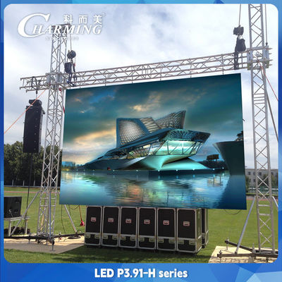 200W LED Video Wall Display Outdoor P3.91 Music Party Event Ultracienką wagę