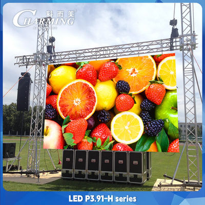 3840Hz pełnokolorowy wyświetlacz LED P3.91 Praktyczny wypożyczalny wyświetlacz LED dla tła sceny