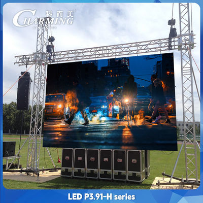 Zewnętrzny P3.91 Reklama Ekran LED Wysoka jasność 4k Led Wall