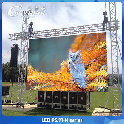 Zewnętrzny P3.91 Reklama Ekran LED Wysoka jasność 4k Led Wall