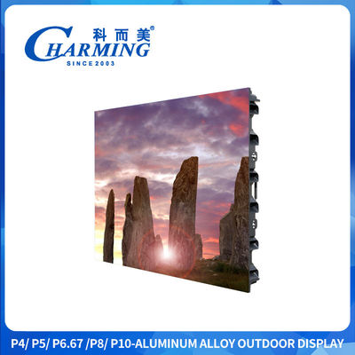 P4 P6 P8 Reklama Ekran LED IP65 ze 3840Hz