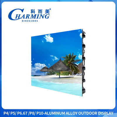 Panel ekranu Led Video Wall Outdoor Led Sign P4 Led Reklamowy ekran z wysoką częstotliwością odświeżania 3840Hz