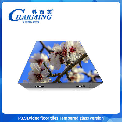 TOP Hotsale DJ Disco Panel Tile Toughened Glass Light Up 3d Led Dance Floor Video Light Waterproof