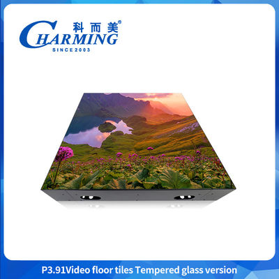 2025 Sprzedaż hurtowa P3.91 Led 3D Dance Floor Transparent Glass Floor Dance Led Display