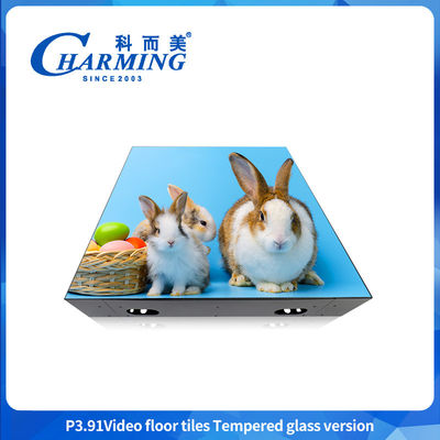 2025 Sprzedaż hurtowa P3.91 Led 3D Dance Floor Transparent Glass Floor Dance Led Display