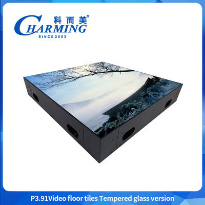 Profesjonalny China Indoor SMD1921 wodoodporne 3D szkło lustro LED Display Dance Floor Digital Signage LED Video Płytki podłogowe dla wydarzeń