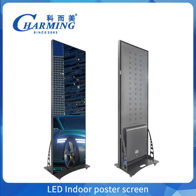 Przenośny Smart Wifi Stand Hd P1.86 P2 Digital Advertising LED Poster Display Screen
