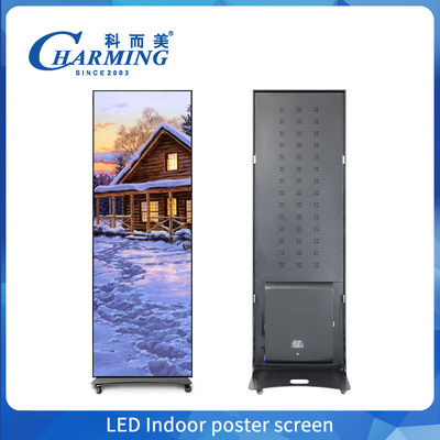 Wnętrze Led Poster Podłogowy wyświetlacz P1.86 P2 P2.5 GOB