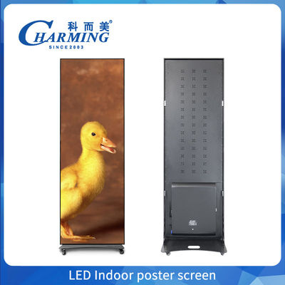 Wnętrze Led Poster Podłogowy wyświetlacz P1.86 P2 P2.5 GOB