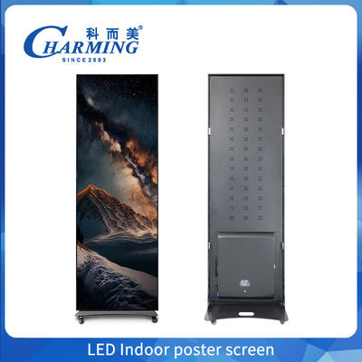 Wnętrze Welcome LED Light Menu Board 640mm*1920mm Rektangulowe pudełko oświetleniowe z ramką aluminiową Akrylowe i szklane materiały