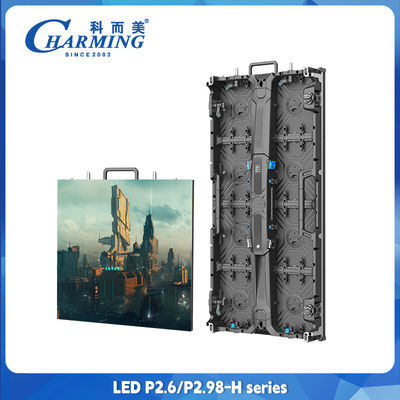 Super czysty P2.6 P2.98 Wnętrze zewnętrzne Led Video Wall z przednią obsługą użytkowania kościoła