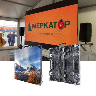 Wysoka częstotliwość odświeżania, żywe kolory P2.976 LED OutdoorScreen dla boiska koszykarskiego, restauracji, wystawy