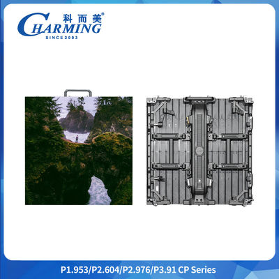 Rozmiar szafy 500x500/500x1000mm P2.6/2.98/3.91 CP Series Wnętrza LED Video Wall Z Arkowym Regulatorem Maksymalny kąt 22,5°