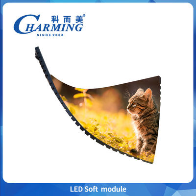 Led Soft Module Led Screen Wysoki współczynnik odświeżania Przeciwśrodowiskowy wyświetlacz światła Dostosowywalny Elastyczny