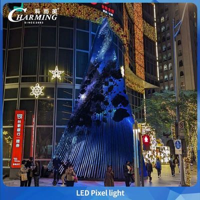 RGB IP65 Zewnętrzne wodoodporne drzewo bożonarodzeniowe LED Pixel Light SMD3535 Facade Lighting