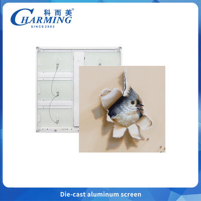 Zewnętrzny wyświetlacz LED P6 Cienkie i lekkie do reklamy z żeberkami rozpraszającymi ciepło