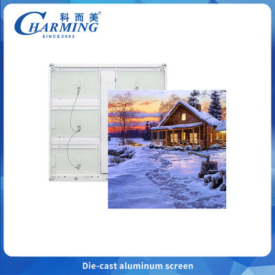 960x960mm Led 3D Screen Digital Led Billboard P6 Outdoor Stadium Led Board