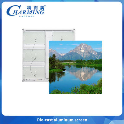 P6.66 Wynajem zewnętrznego wyświetlacza LED z splicingem łukowym i wysoką jasnością ponad 6000 Cd/m2 odporny na korozję