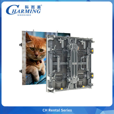 Pełnokolorowy zewnętrzny ekran LED do scen i wydarzeń z certyfikatem IP65, 500x500mm, P3.91, zewnętrzna ściana wideo do reklam