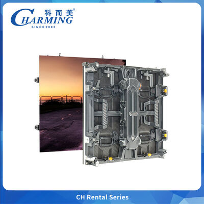 Wodoodporny zewnętrzny panel LED P3.9 do wynajęcia, obudowa z odlewanego aluminium, jednoprzyciskowe rozmagnesowanie na scenę eventową