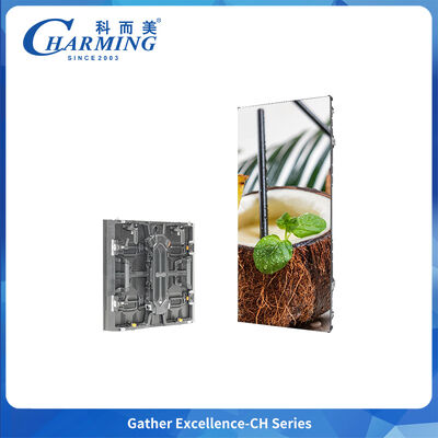 Wypożyczalny wyświetlacz LED o szczupłej grubości 84 mm i minimalnej masie szafki 6,6 kg do transportu i szybkiej instalacji