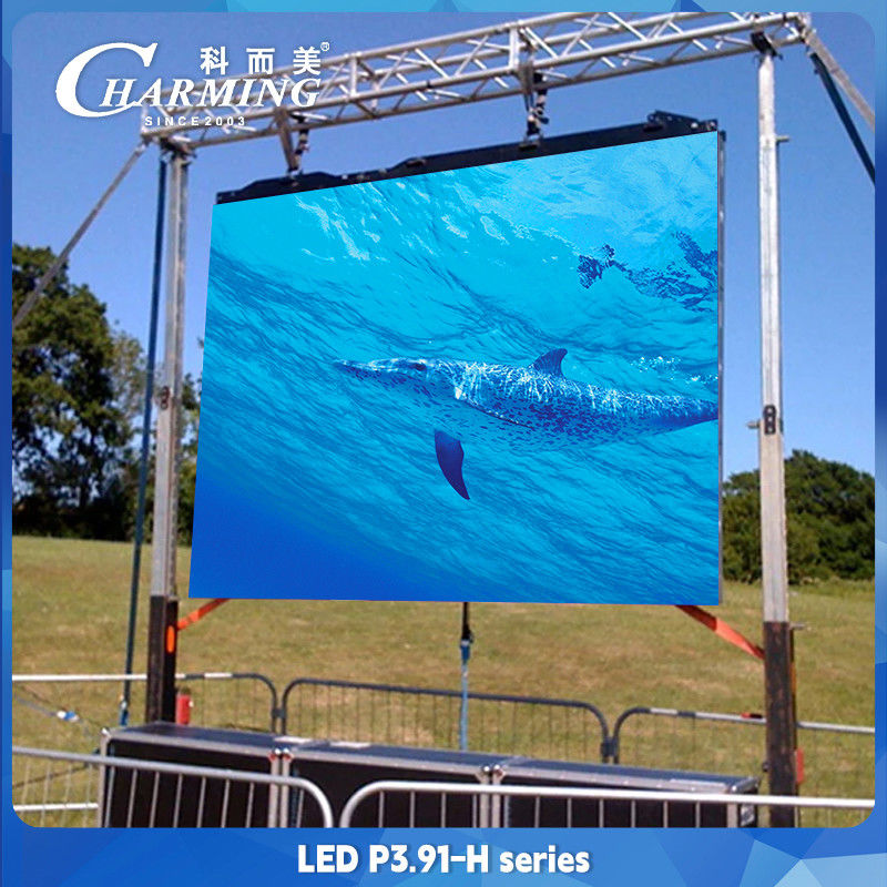8K Wynajem P3.91 IP65 Front Service LED Video Wall Screen Z jasnością 4500CD/M2