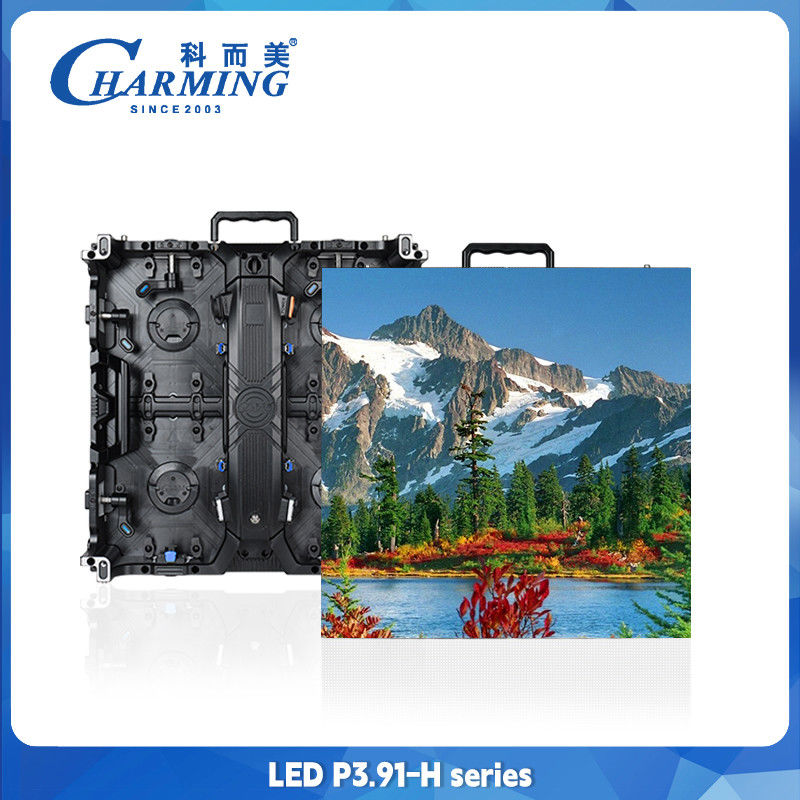 500x500mm Duży wypożyczalny ekran ekranu LED zewnętrzny P3.91 wodoodporny Led Video Wall