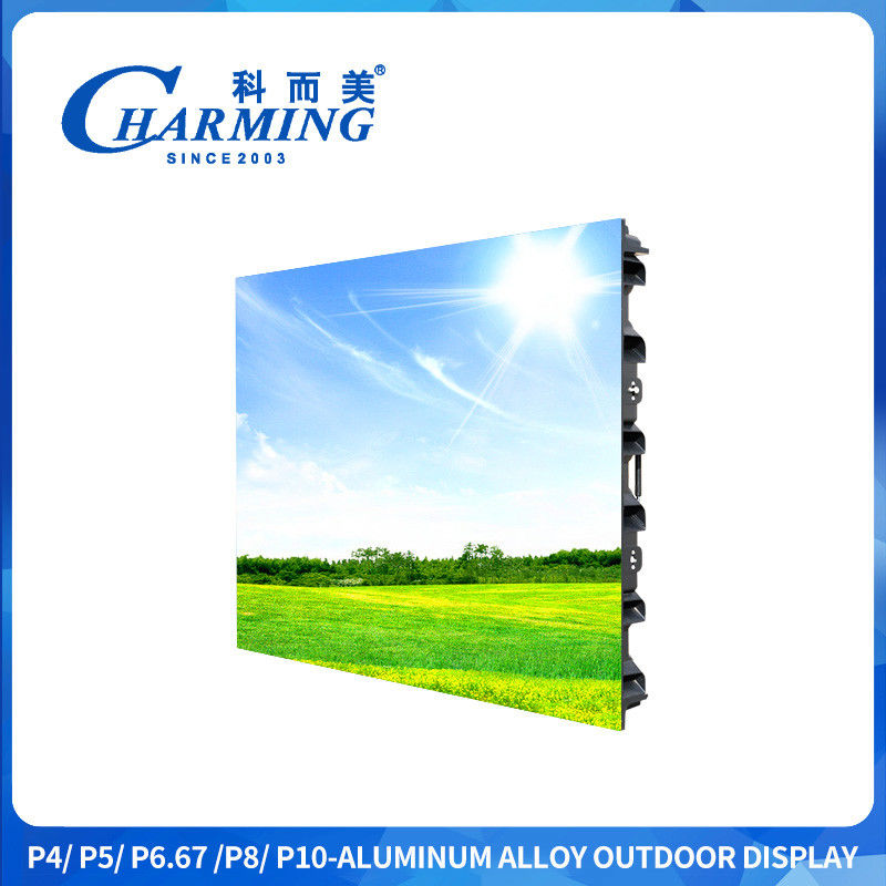 Panel ekranu Led Video Wall Outdoor Led Sign P4 Led Reklamowy ekran z wysoką częstotliwością odświeżania 3840Hz