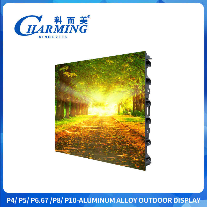 SMD2525 Kinetyczny ekran LED P4 Street Mounted 960x960mm Led Display Screen Z żywotnością 100000 godzin